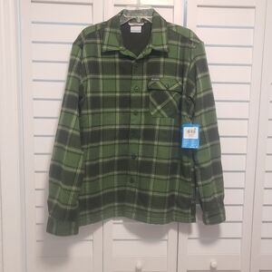 NWT Men's Columbia Hill View Shirt Jacket Size Medium Fleece Lined Shacket